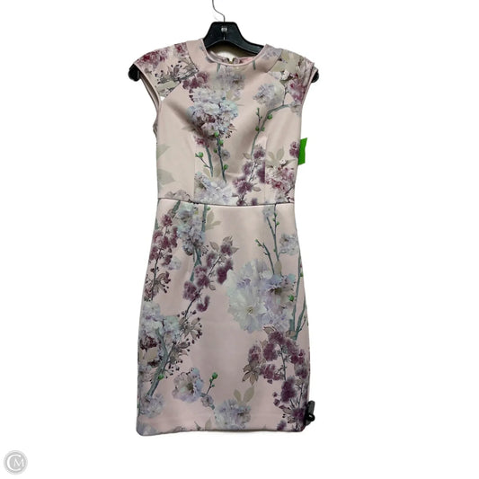 Dress Casual Short By Ted Baker In Floral Print, Size: Xs