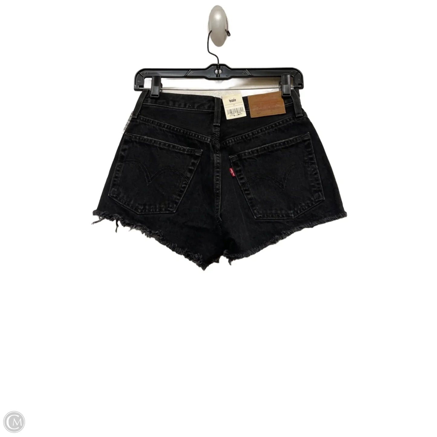 Shorts By Levis In Black Denim, Size: 2