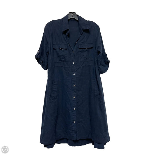 Dress Casual Midi By Clothes Mentor In Navy, Size: Xs