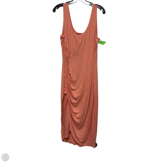 Dress Casual Midi By Jennifer Lopez In Orange, Size: L