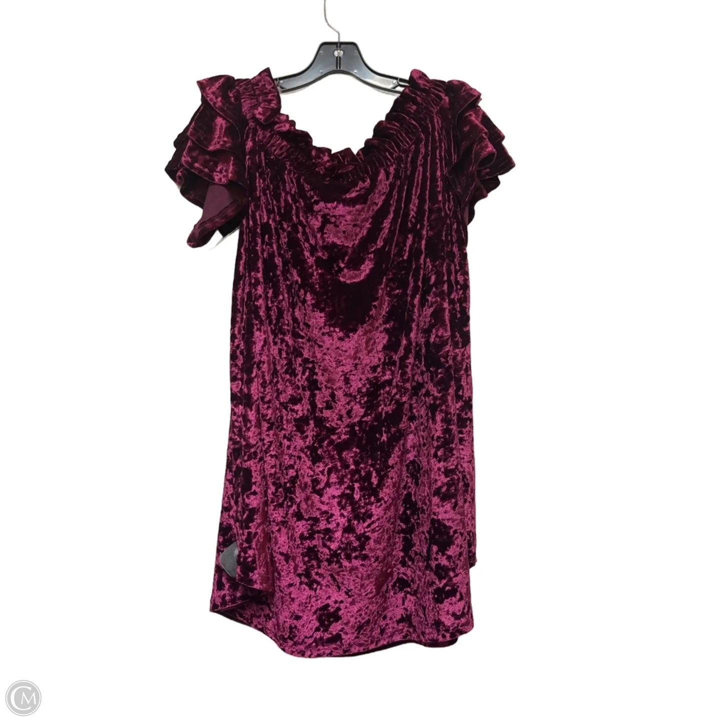 Dress Casual Short By Umgee In Purple, Size: M