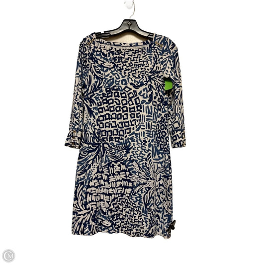 Dress Designer By Lilly Pulitzer In Blue & White, Size: Xs