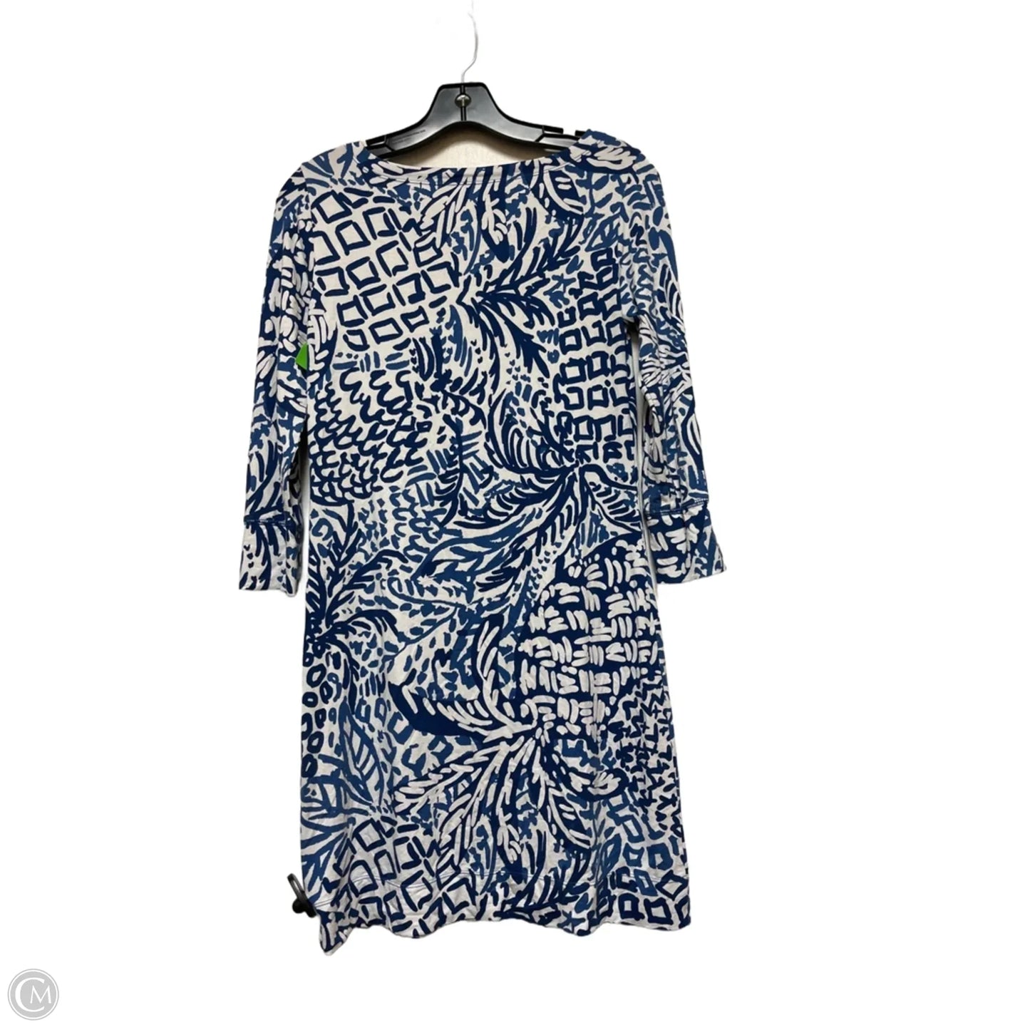 Dress Designer By Lilly Pulitzer In Blue & White, Size: Xs