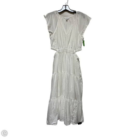 Dress Casual Maxi By Time And Tru In White, Size: M