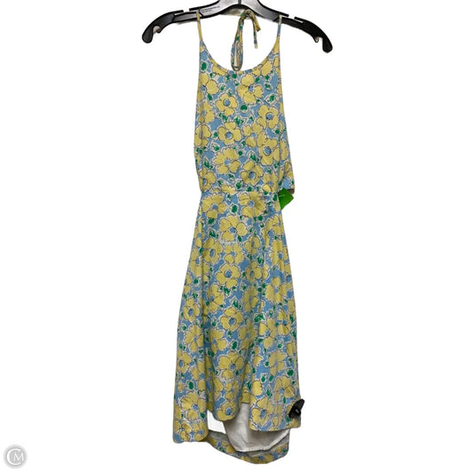 Dress Casual Short By Zara In Floral Print, Size: L