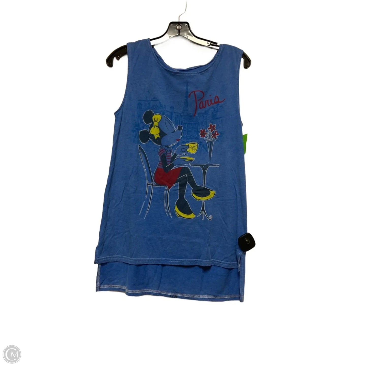 Top Sleeveless Basic By Disney Store In Blue, Size: M