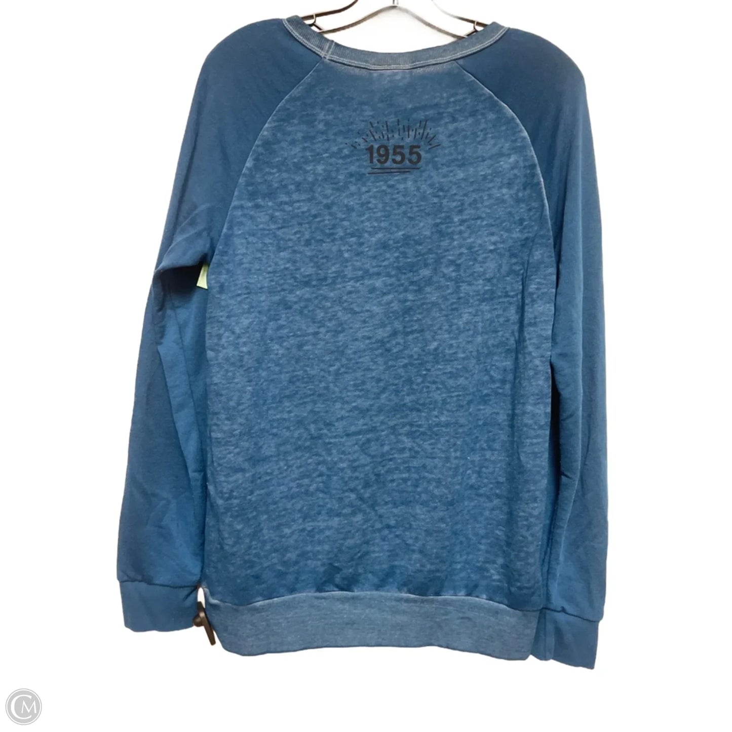 Top Long Sleeve Basic By Disney Store In Blue, Size: M