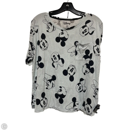 Pajamas 2pc By Disney In Striped Pattern, Size: S