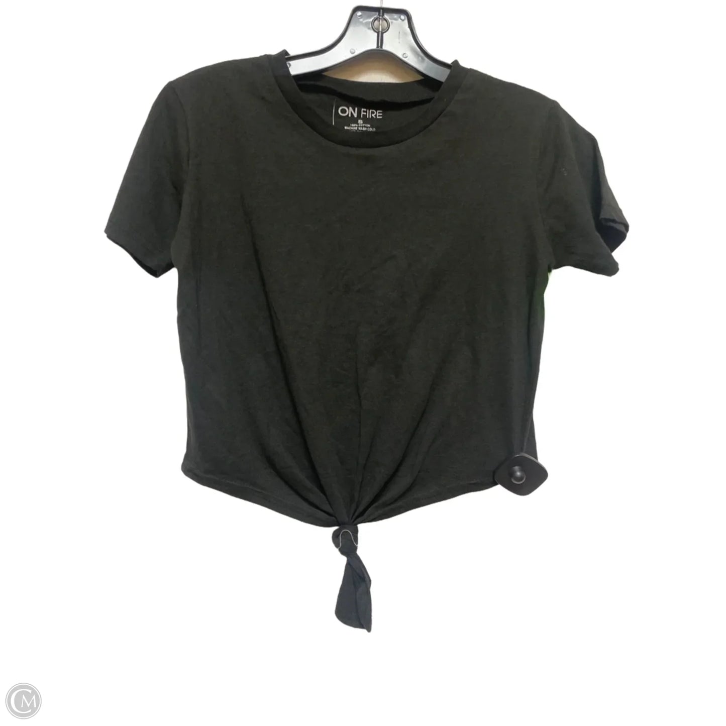 Top Short Sleeve Basic By Clothes Mentor In Black, Size: S