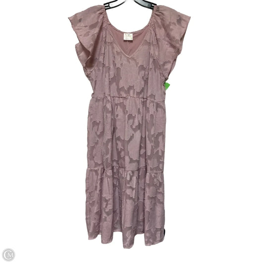 Dress Casual Short By Siren Lily In Pink, Size: M