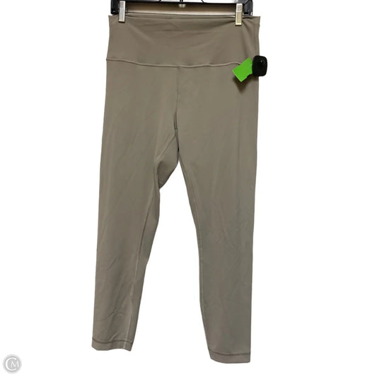 Athletic Leggings By Lululemon In Tan, Size: 12