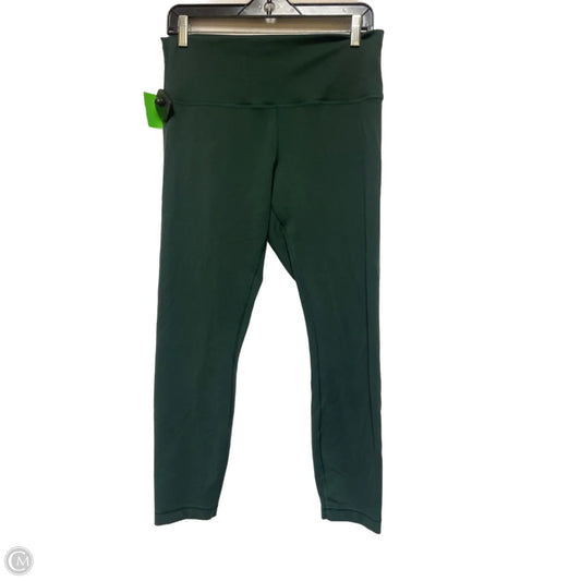 Athletic Leggings By Lululemon In Green, Size: 12