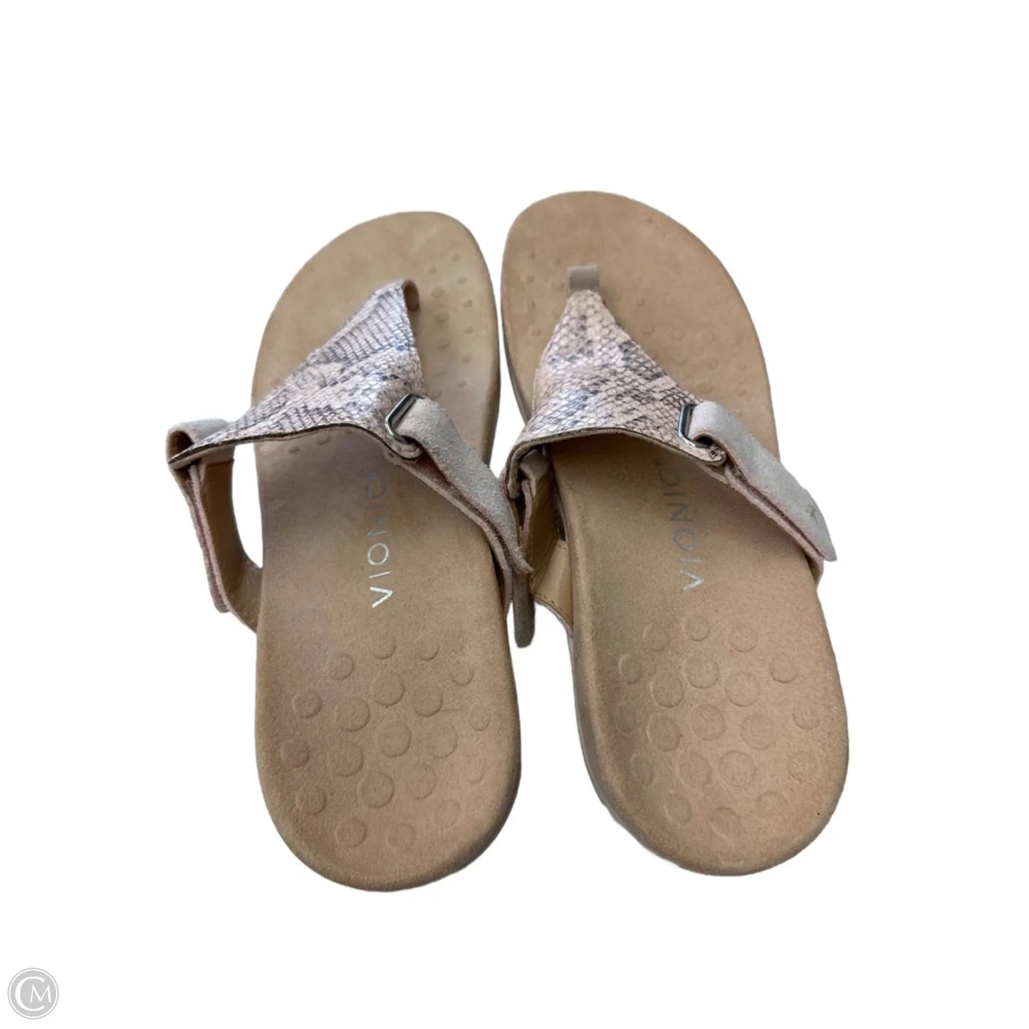 Sandals Flats By Vionic In Pink, Size: 9.5