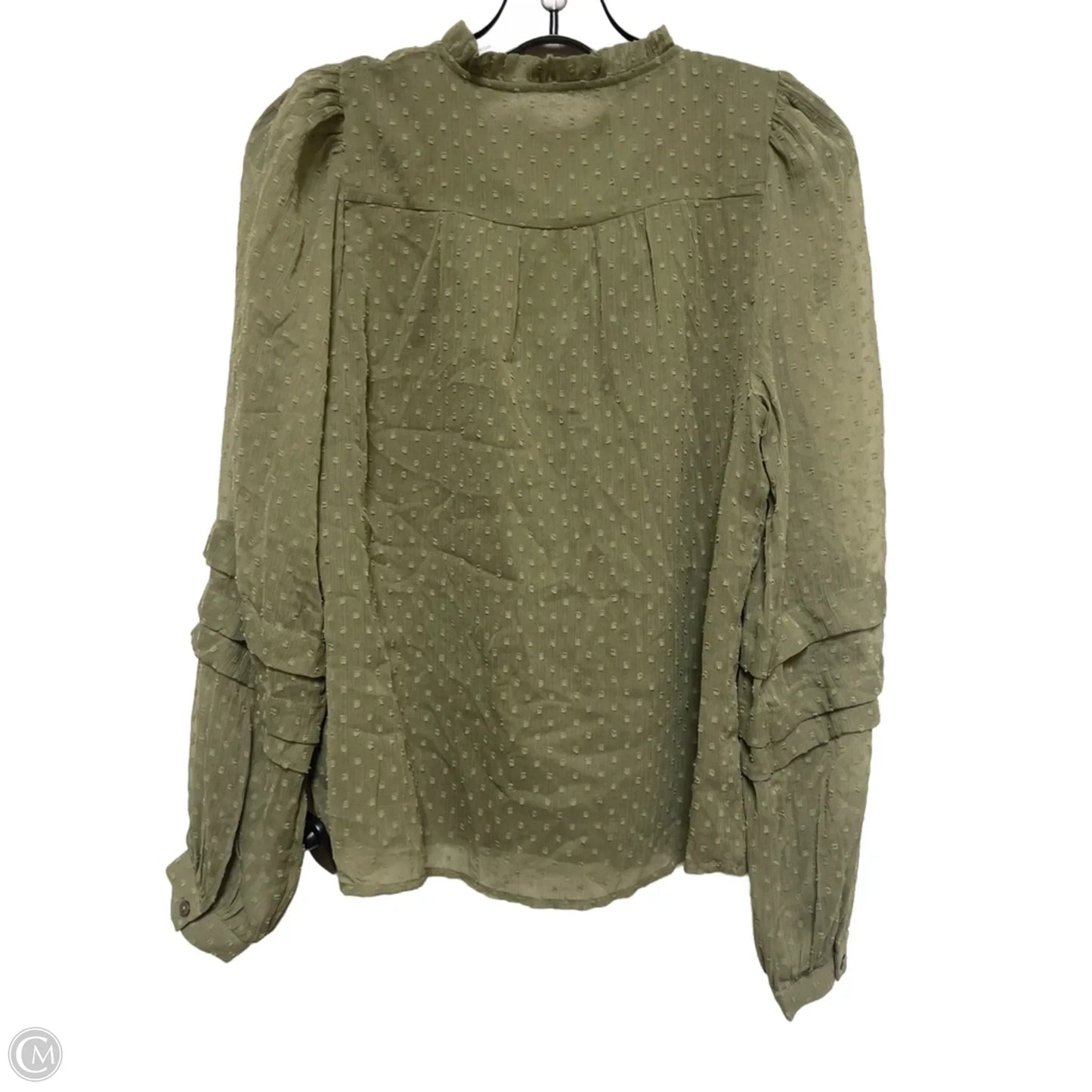 Top Long Sleeve By Loft In Green, Size: Xs