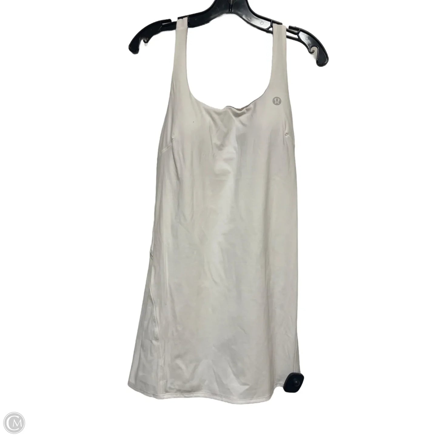 Athletic Dress By Lululemon In White, Size: 8