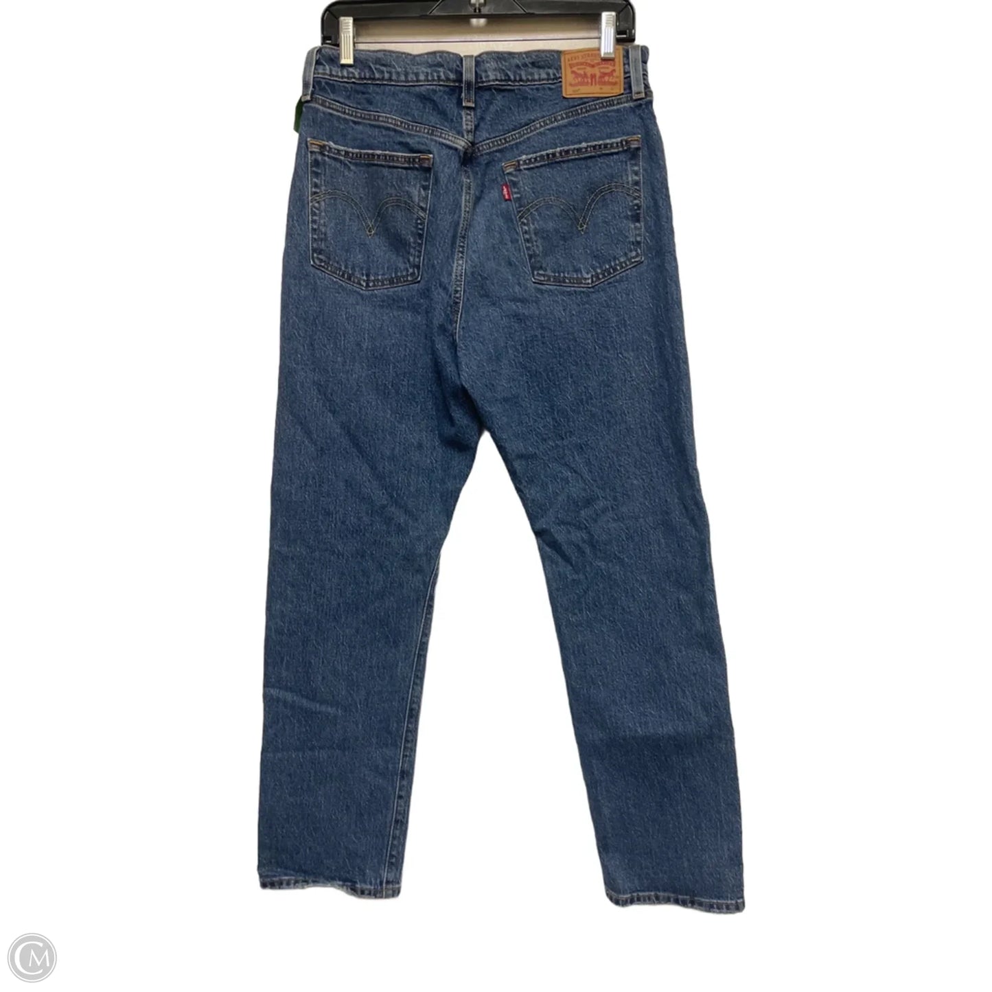 Jeans Boyfriend By Levis In Blue Denim, Size: 8