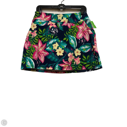 Athletic Skort By Tommy Bahama In Floral Print, Size: M