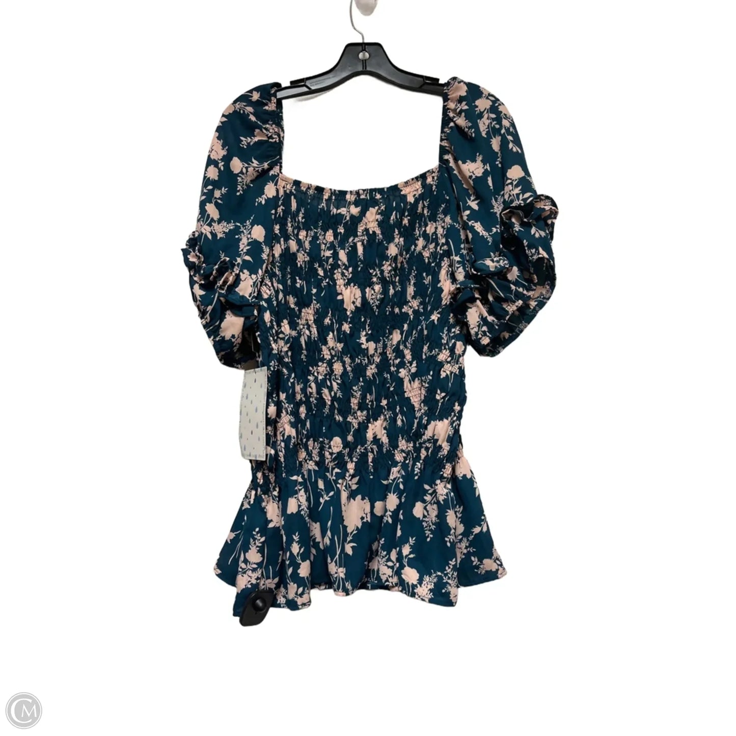 Top Short Sleeve By Sweet Rain In Green & Pink, Size: 3x