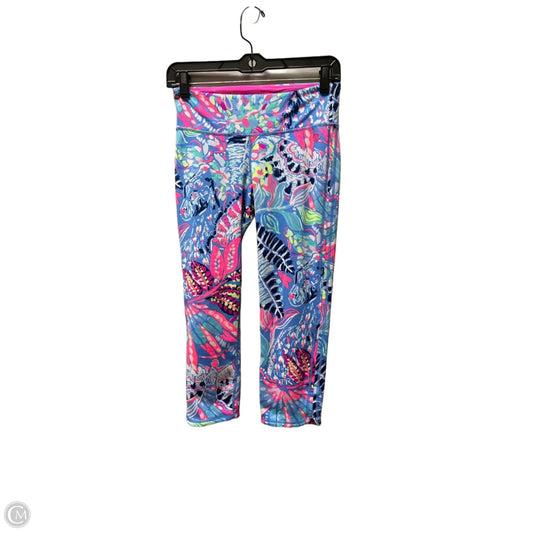 Pants Designer By Lilly Pulitzer In Blue & Pink, Size: S