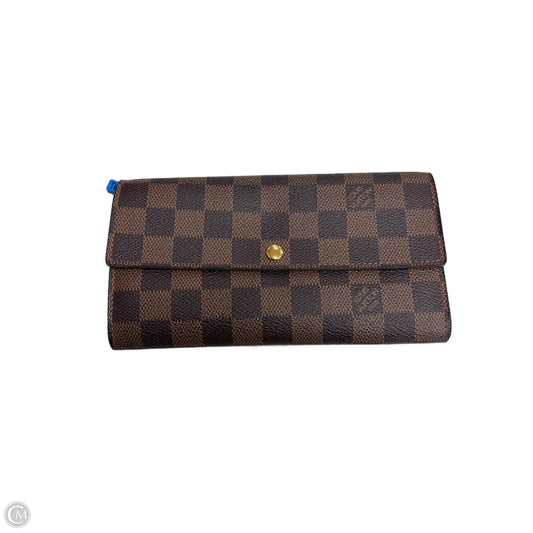 Wallet Luxury Designer By Louis Vuitton, Size: Medium