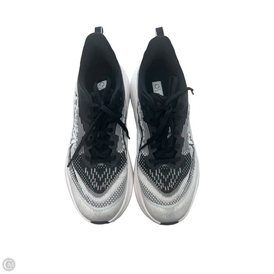 Shoes Athletic By Hoka In Black & White, Size: 8.5