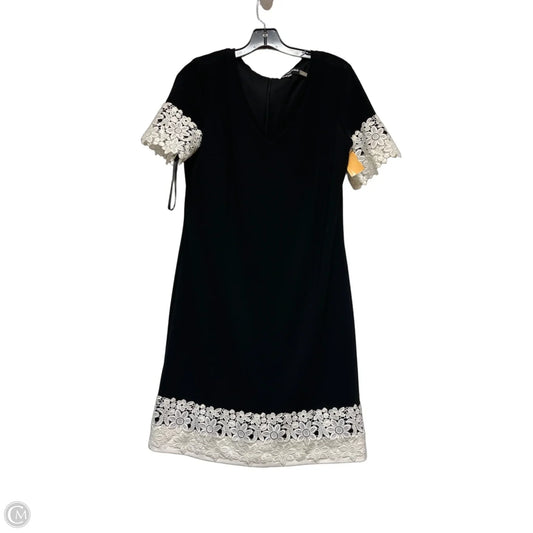 Dress Designer By Karl Lagerfeld In Black & White, Size: L