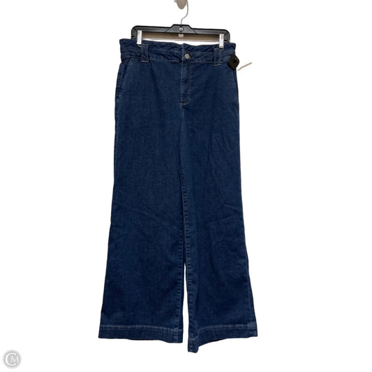Jeans Wide Leg By J. Crew In Blue Denim, Size: 6