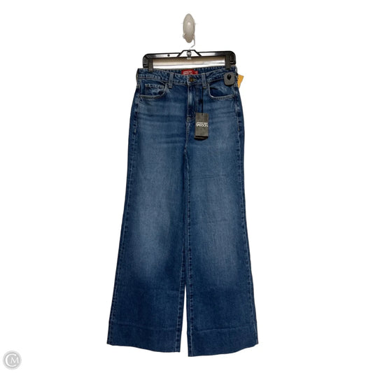 Jeans Wide Leg By Johnny Was In Blue Denim, Size: 4