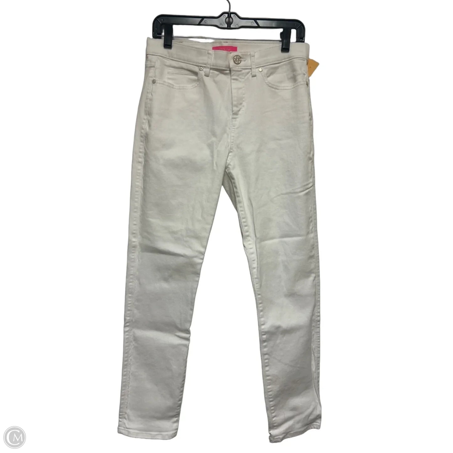 Jeans Designer By Lilly Pulitzer In White, Size: 10