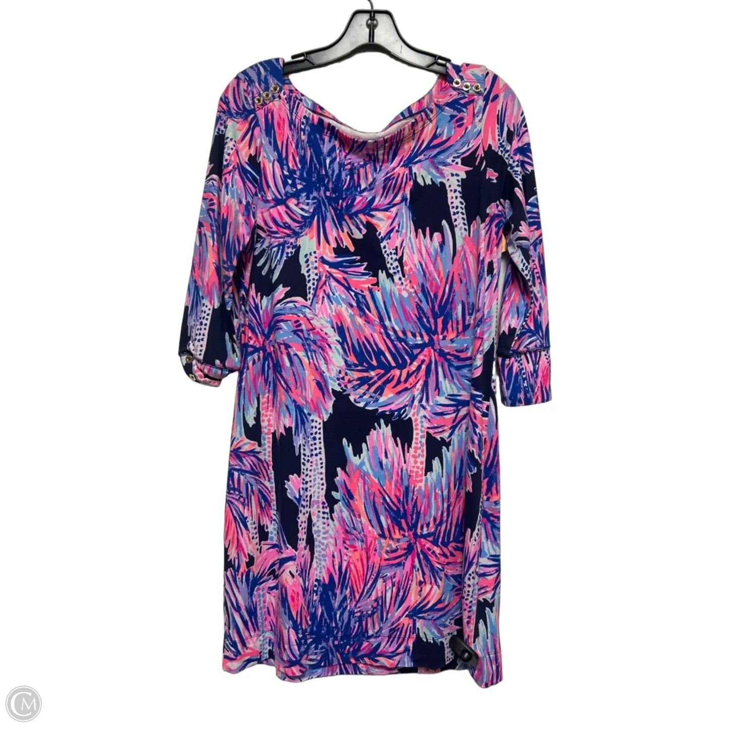Dress Designer By Lilly Pulitzer In Blue & Pink, Size: M