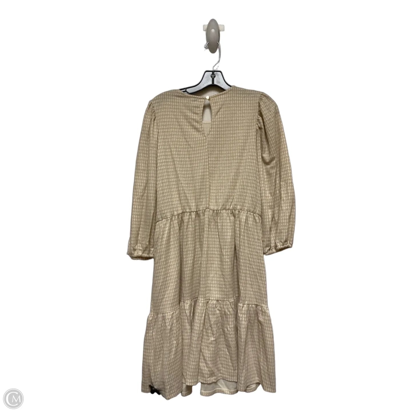 Dress Casual Short By Draper James Rsvp In Gold & Tan, Size: M