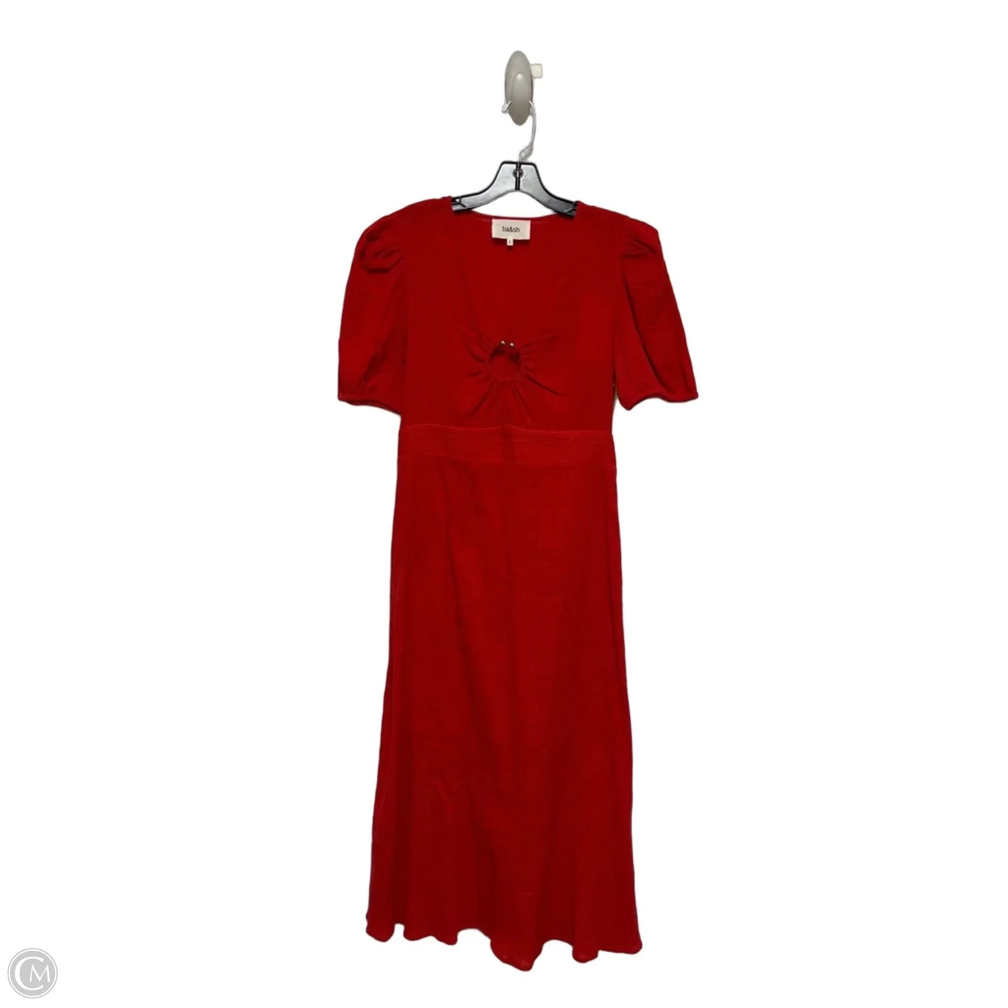 Dress Casual Midi By Clothes Mentor In Red, Size: M