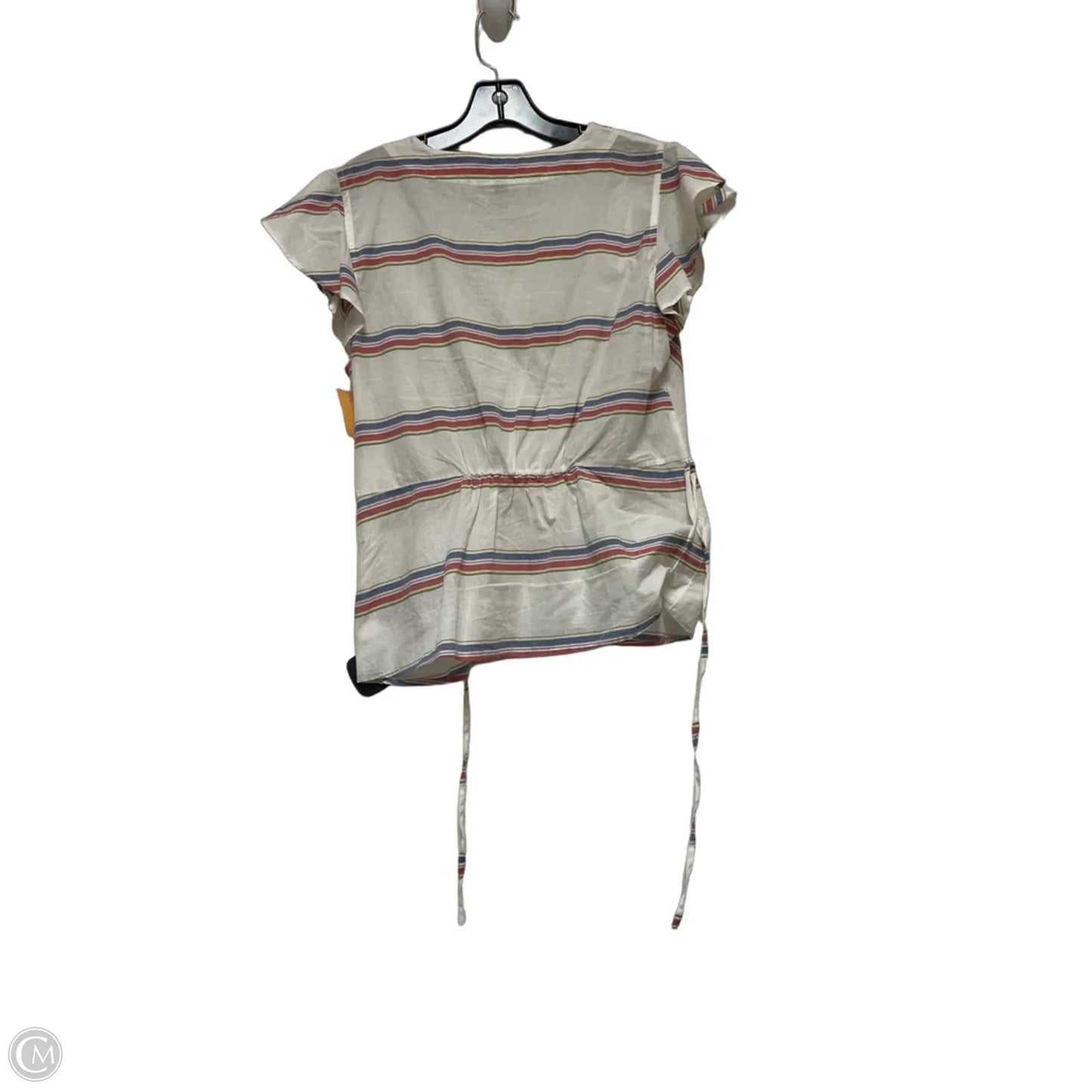 Top Short Sleeve By J. Crew In Striped Pattern, Size: S