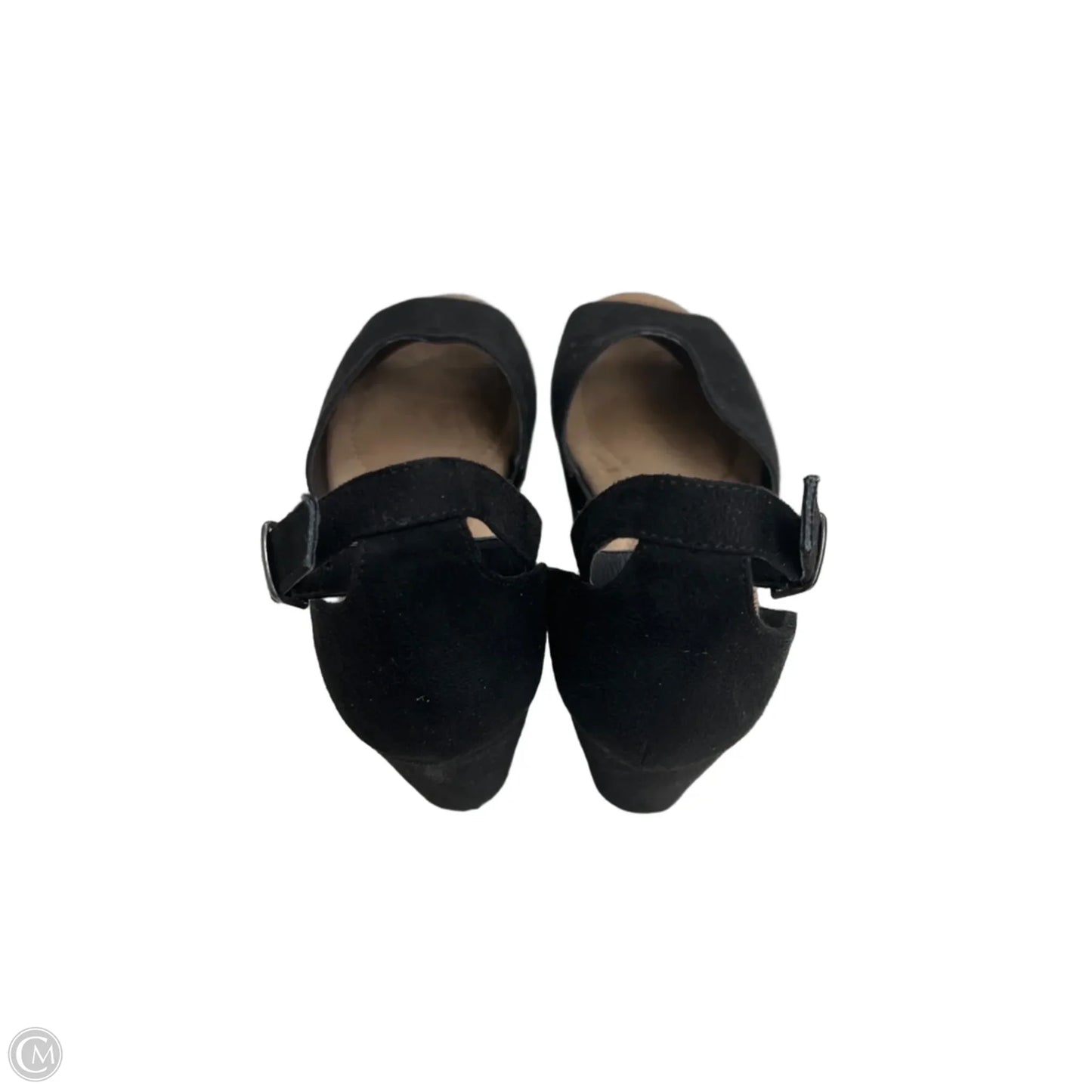 Sandals Heels Wedge By Chinese Laundry In Black, Size: 6.5