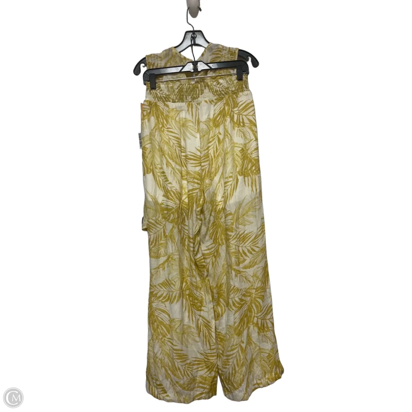 Pants Set 2pc By Nanette By Nanette Lepore In White & Yellow, Size: 4