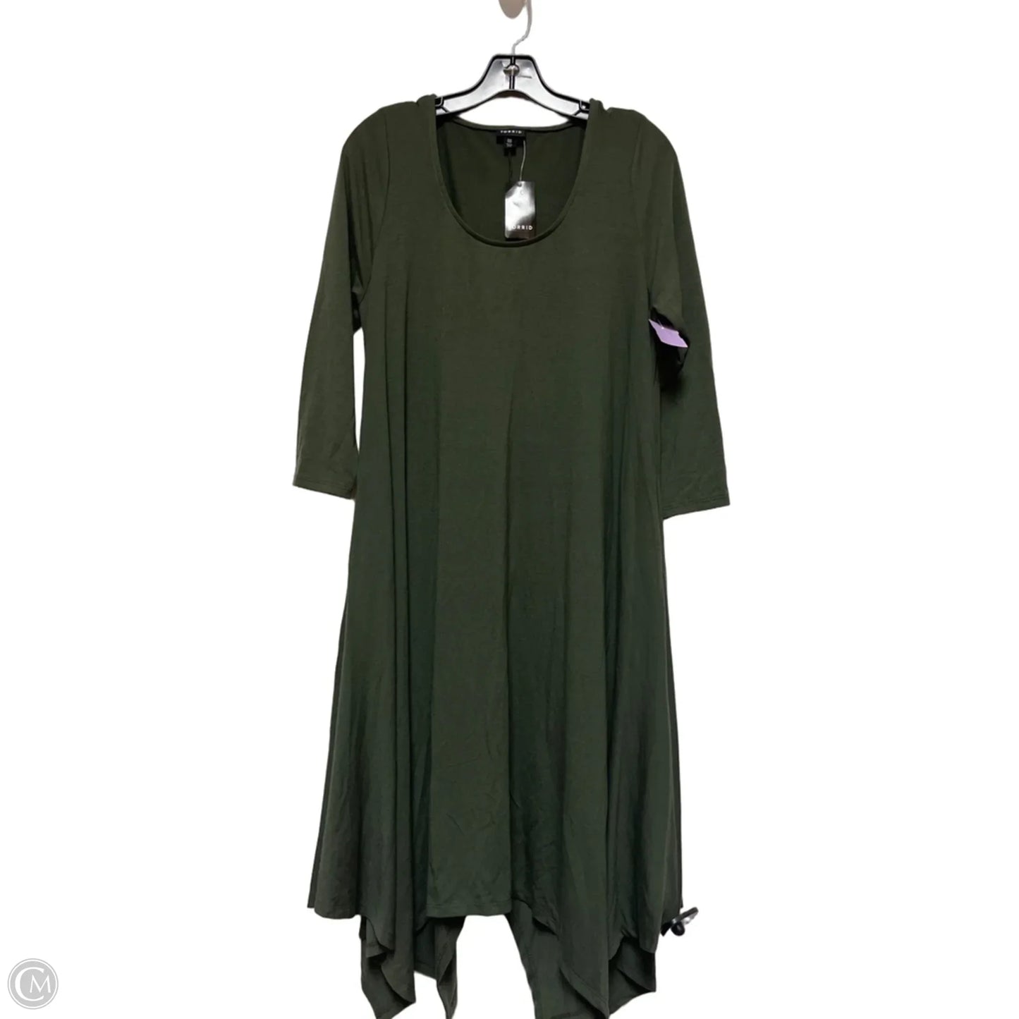 Dress Casual Short By Torrid In Green, Size: L