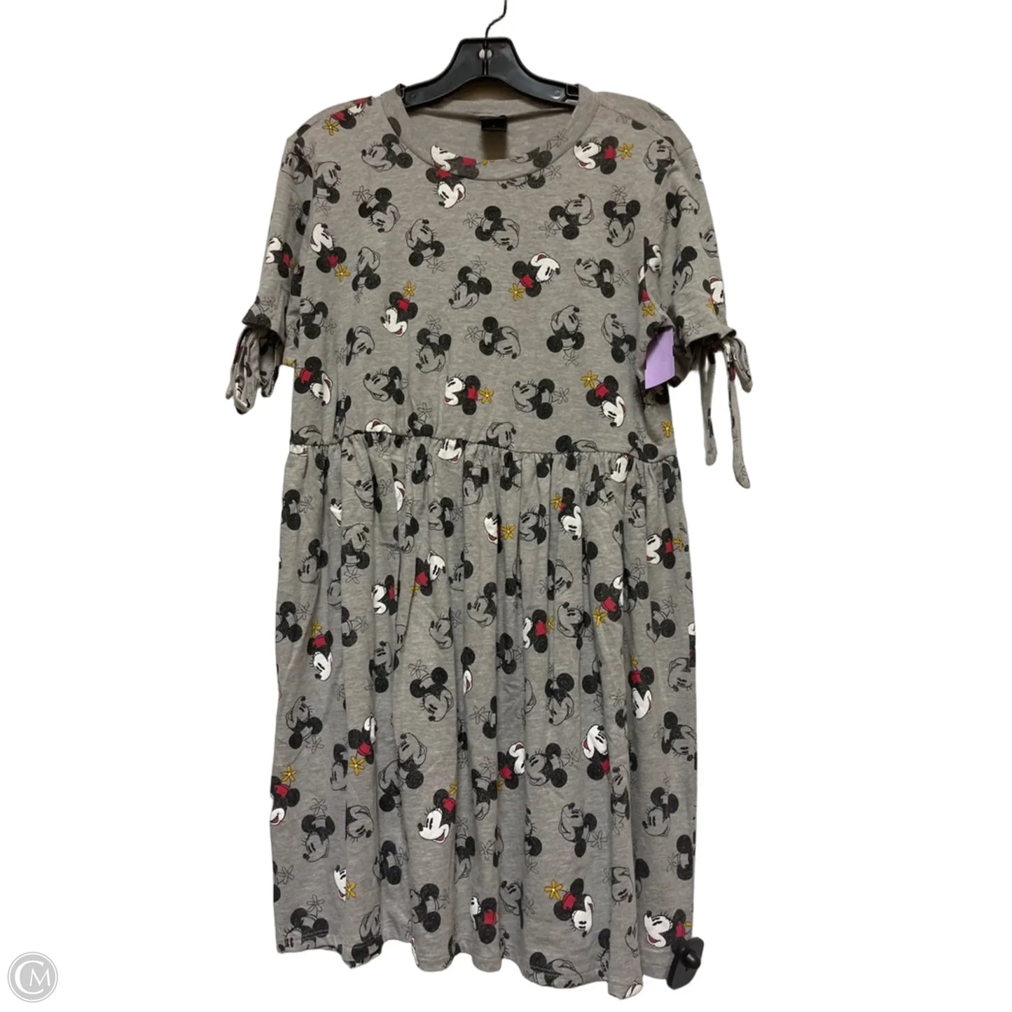 Dress Casual Short By Disney In Black & Grey, Size: S