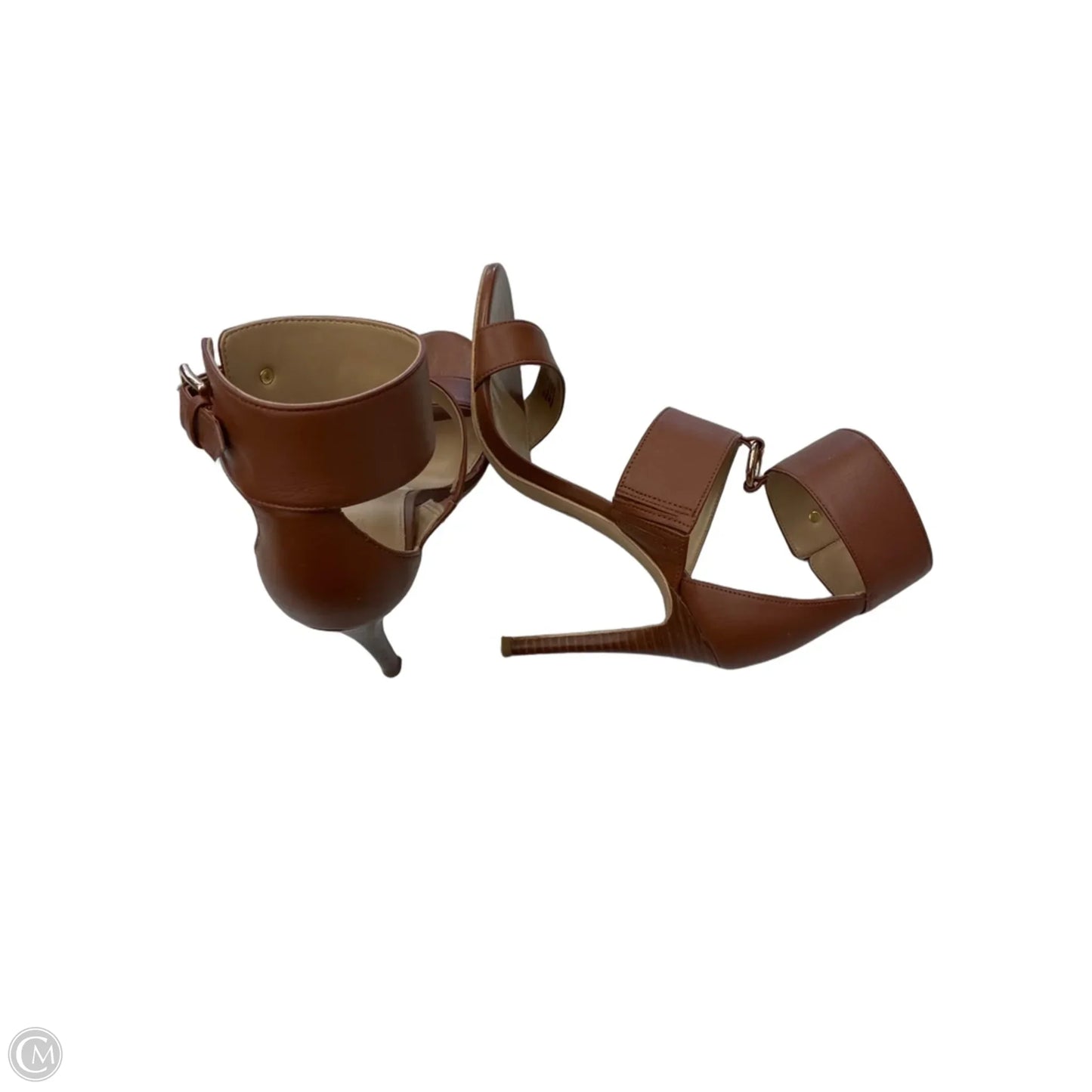 Sandals Heels Stiletto By Michael By Michael Kors In Brown, Size: 7.5