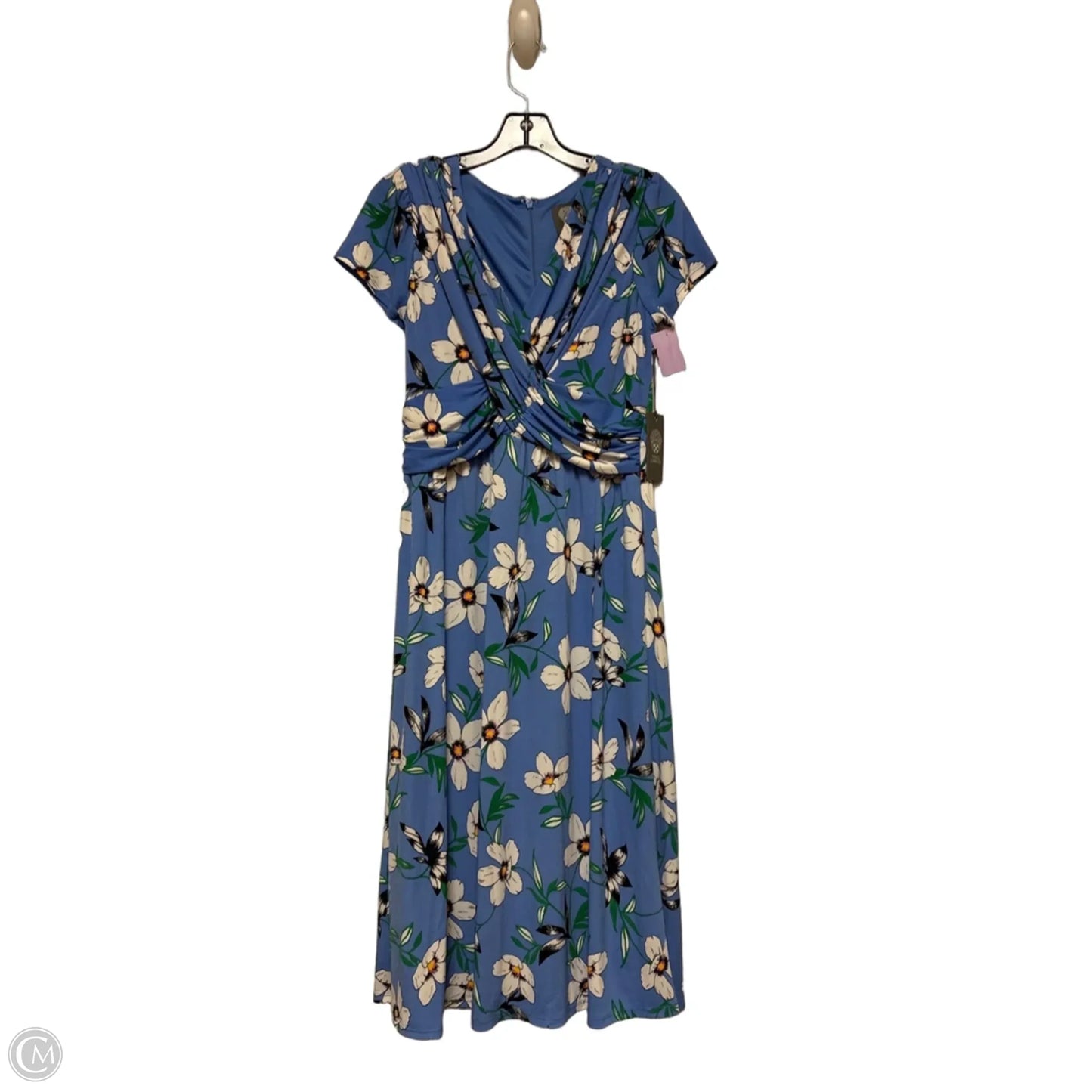 Dress Casual Midi By Vince Camuto In Floral Print, Size: S