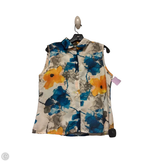 Top Sleeveless By Clothes Mentor In Multi-colored, Size: L