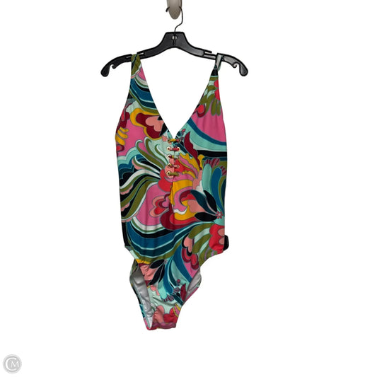 Swimsuit By Bcbg In Multi-colored, Size: L