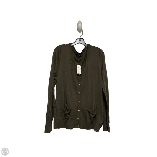 Cardigan By Banana Republic In Green, Size: Xl