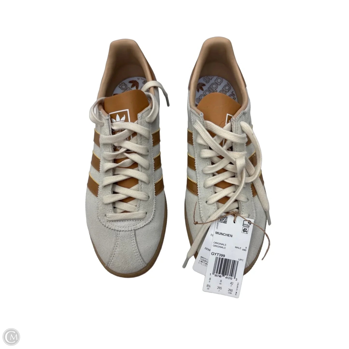 Shoes Sneakers By Adidas In Brown & Tan, Size: 10