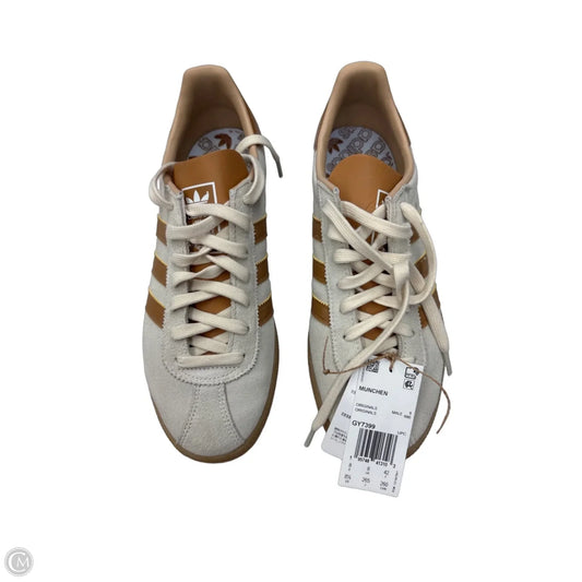 Shoes Sneakers By Adidas In Brown & Tan, Size: 10