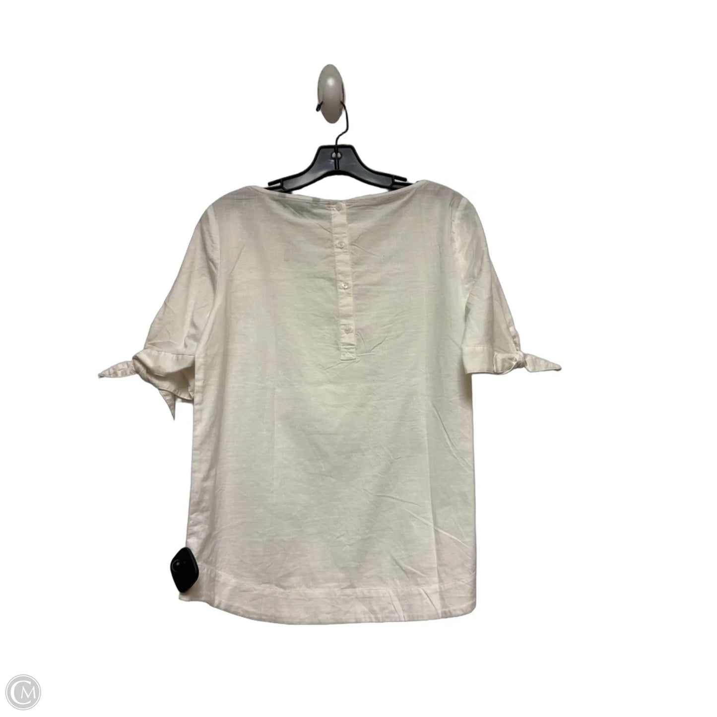 Top Short Sleeve By Tommy Hilfiger In White, Size: S