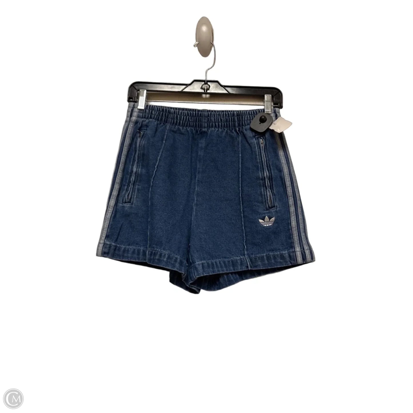 Shorts By Adidas In Blue Denim, Size: 2