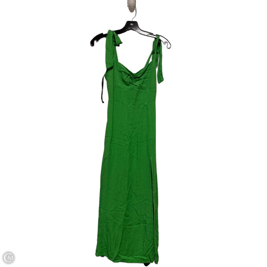 Dress Casual Midi By Forever 21 In Green, Size: M