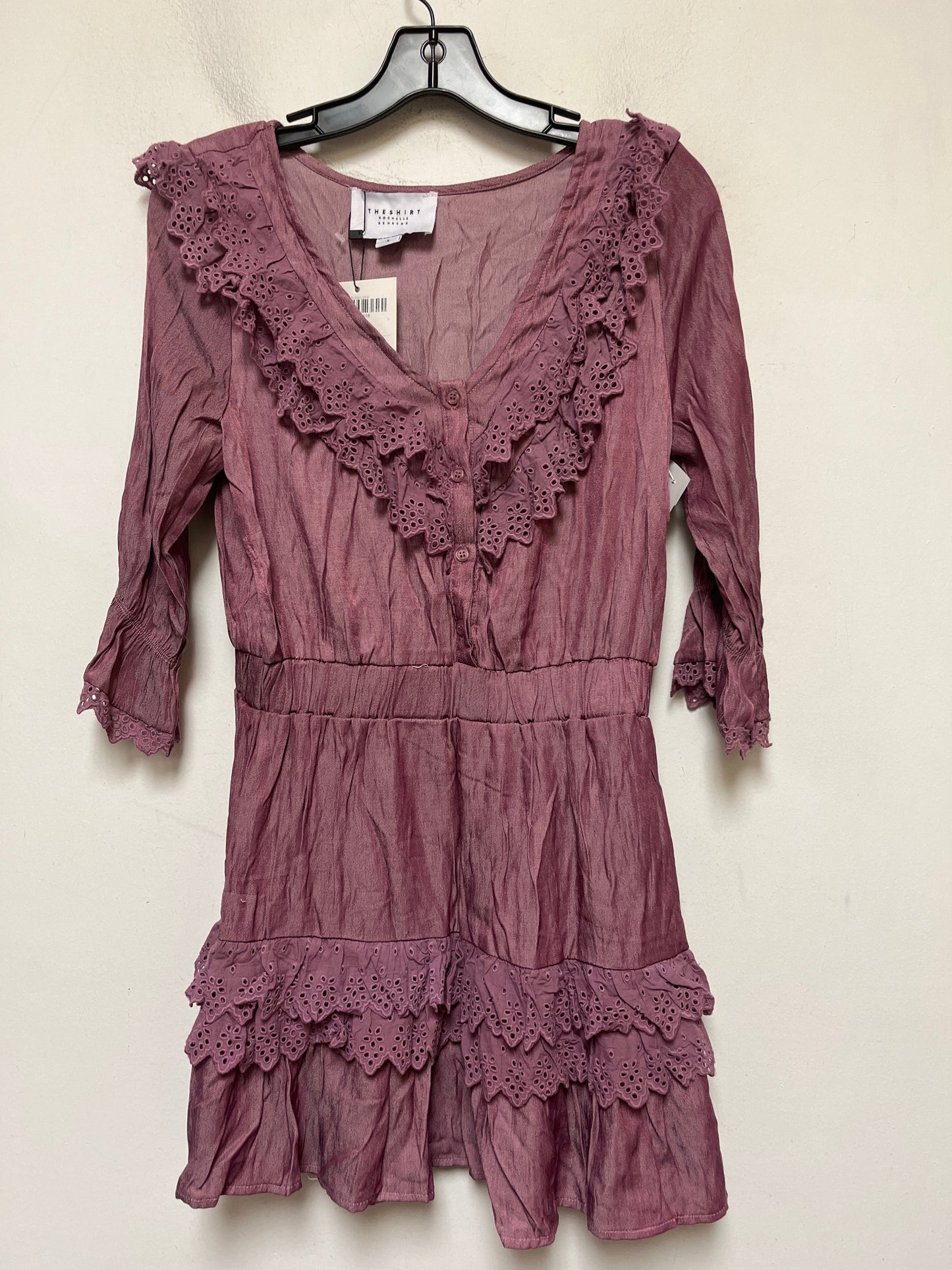 Mauve Dress Casual Short Clothes Mentor, Size S