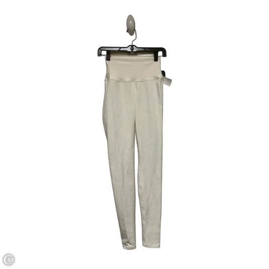 Athletic Leggings By Alo In White, Size: Xxs