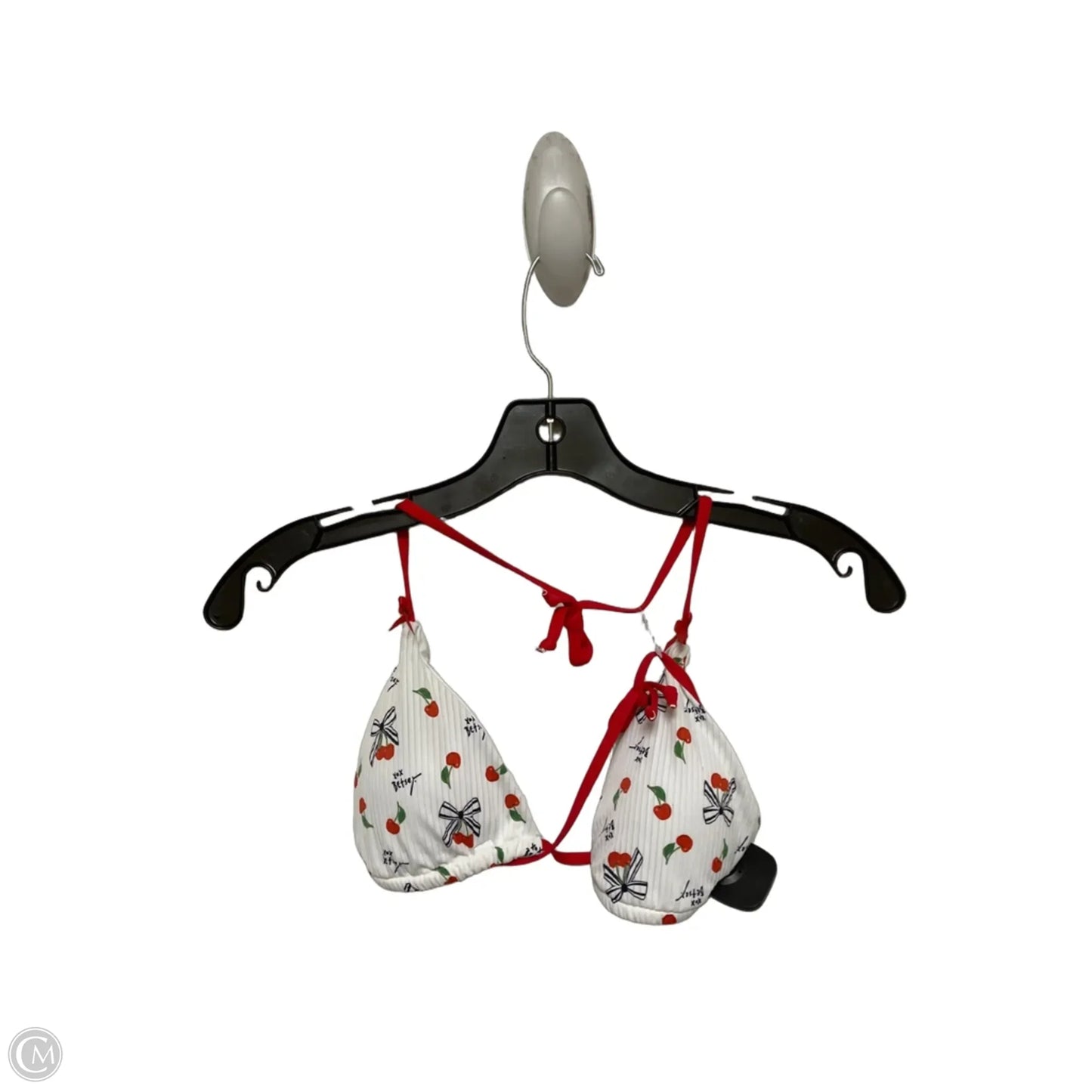 Swimsuit 2pc By Betsey Johnson In Black & White, Size: M